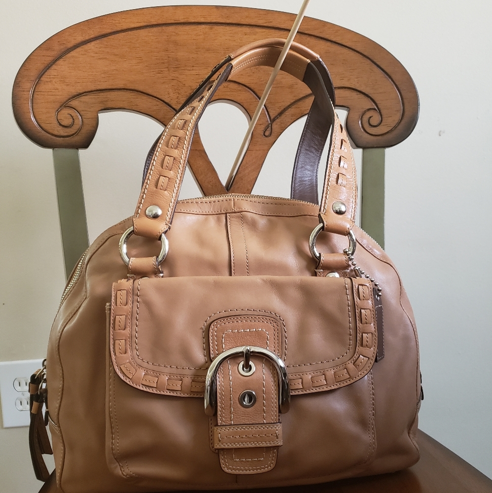 Coach leather handbag